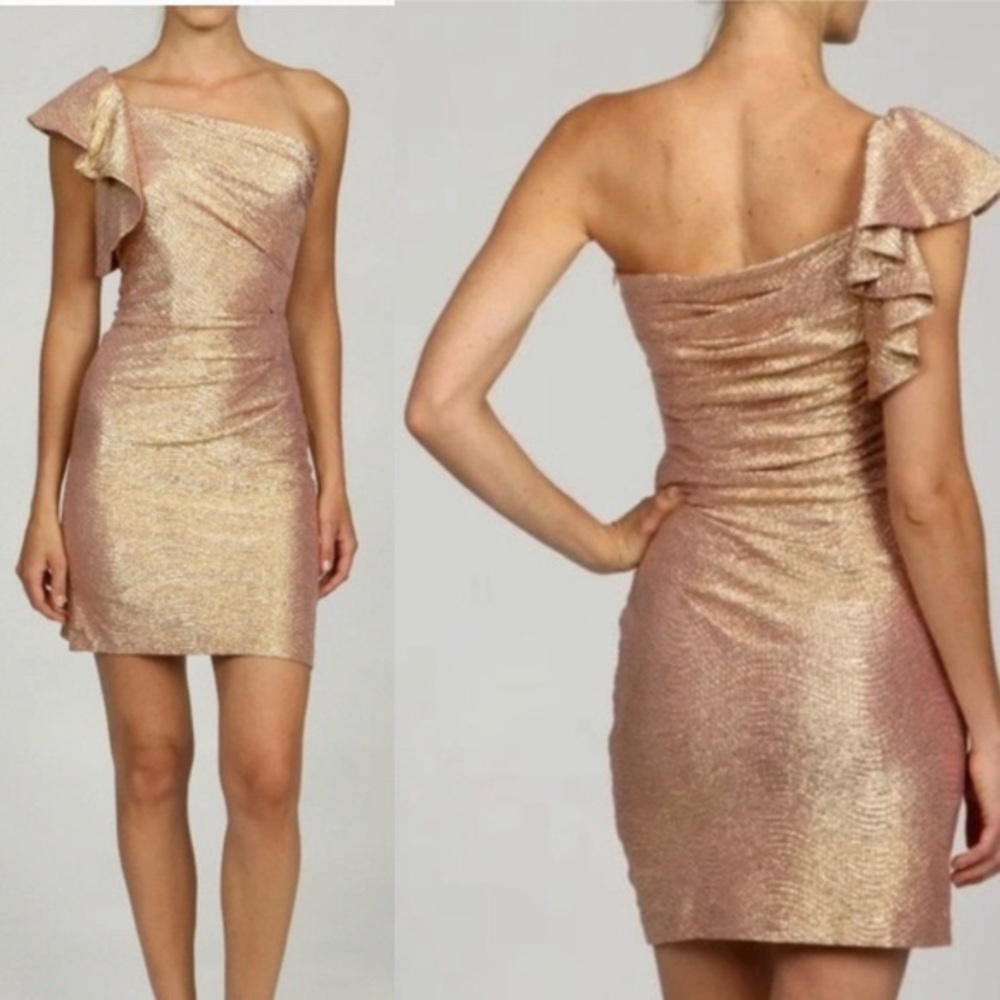 Hailey Logan by Adrianna Papell Rose Gold Dress